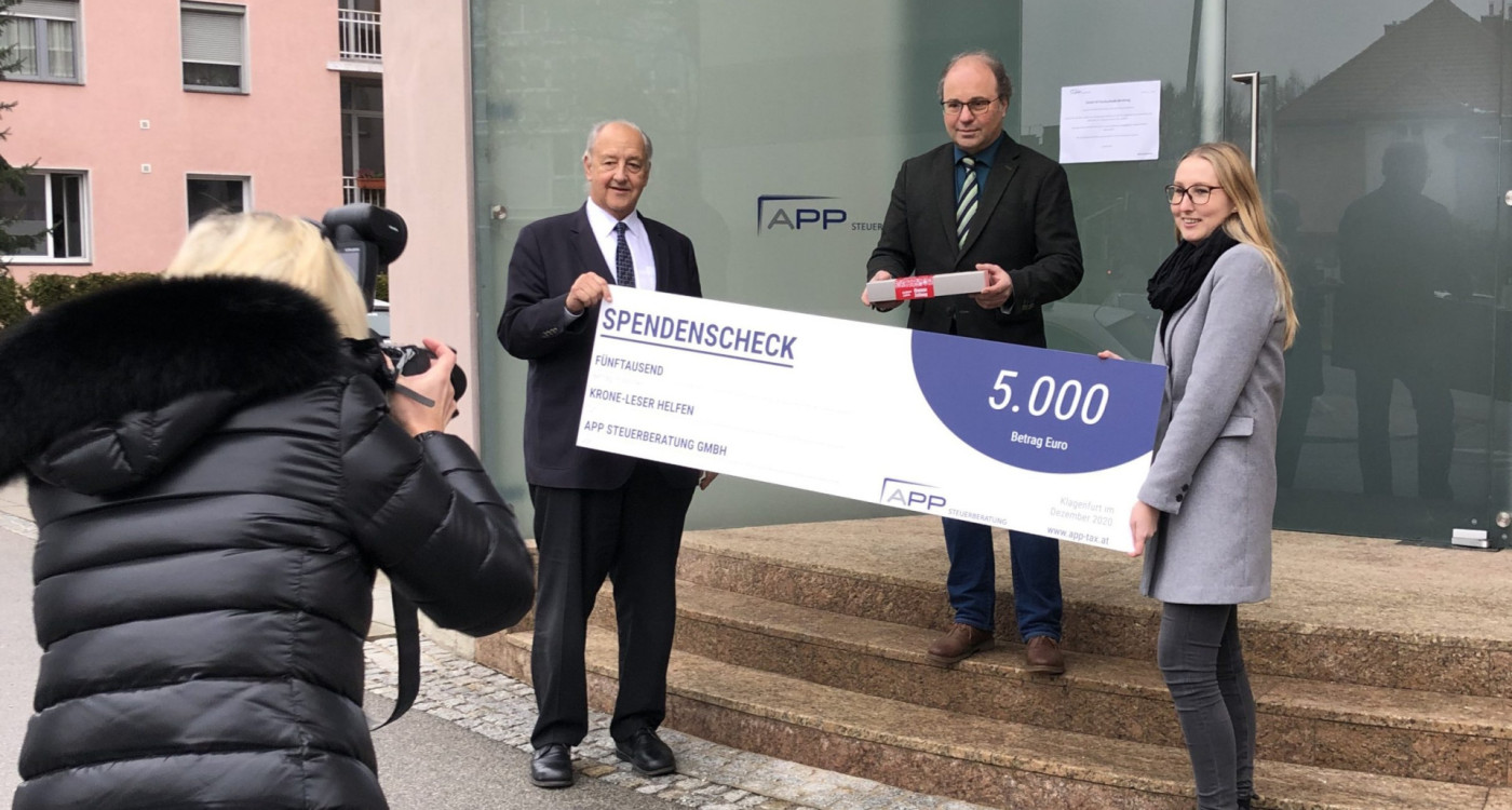 APP unterstützt Verein Krone-Leser helfen