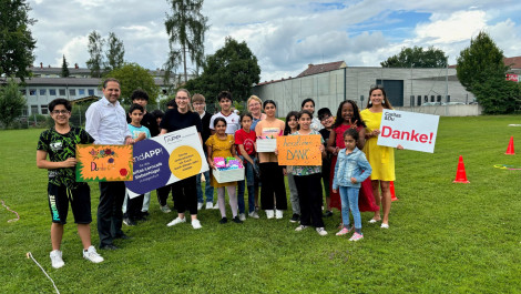 STANDAPP! für die Kinder und Jugendlichen im Caritas Lerncafé Siebenhügel